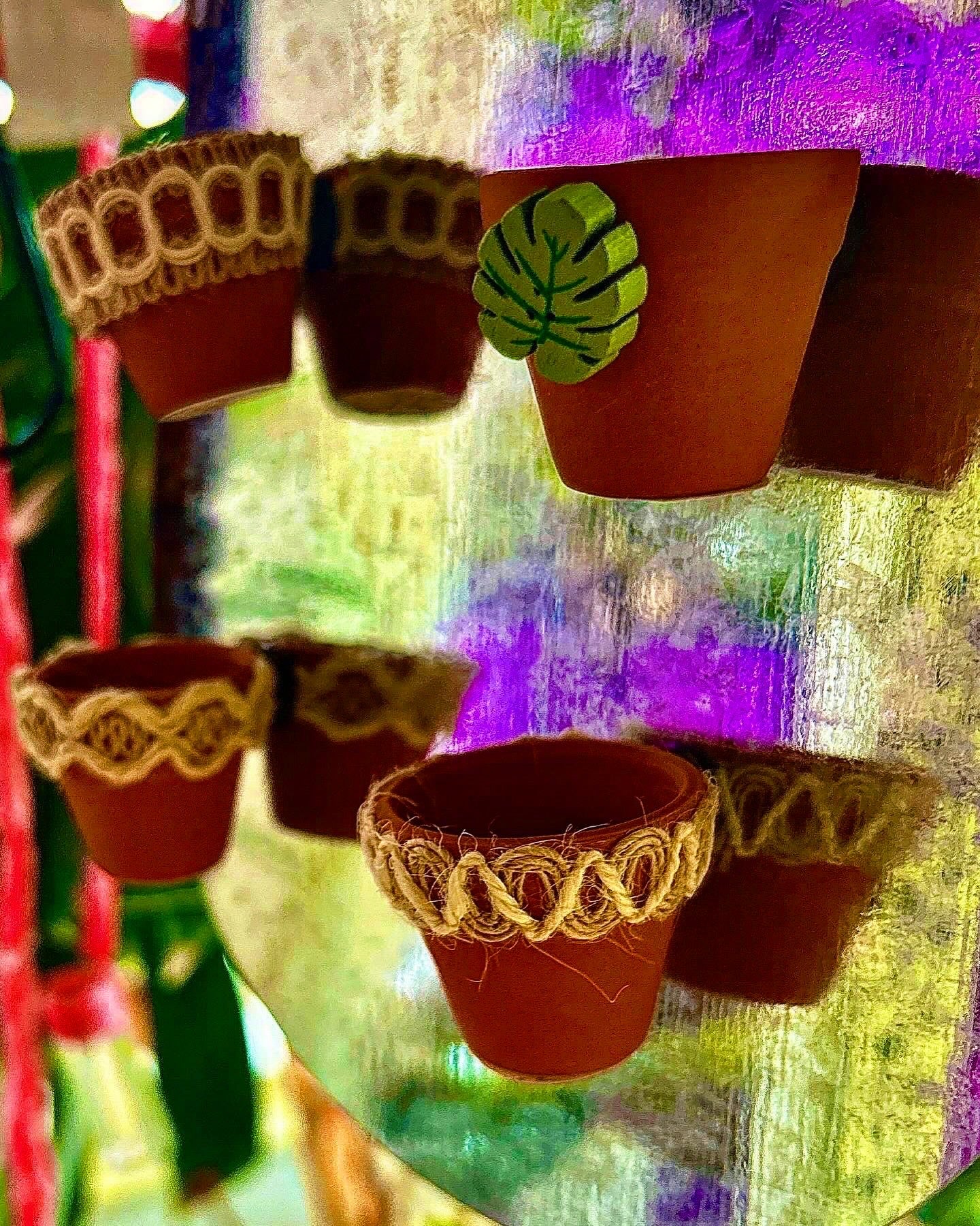 Handmade Mini Magnetic Terracotta Pots