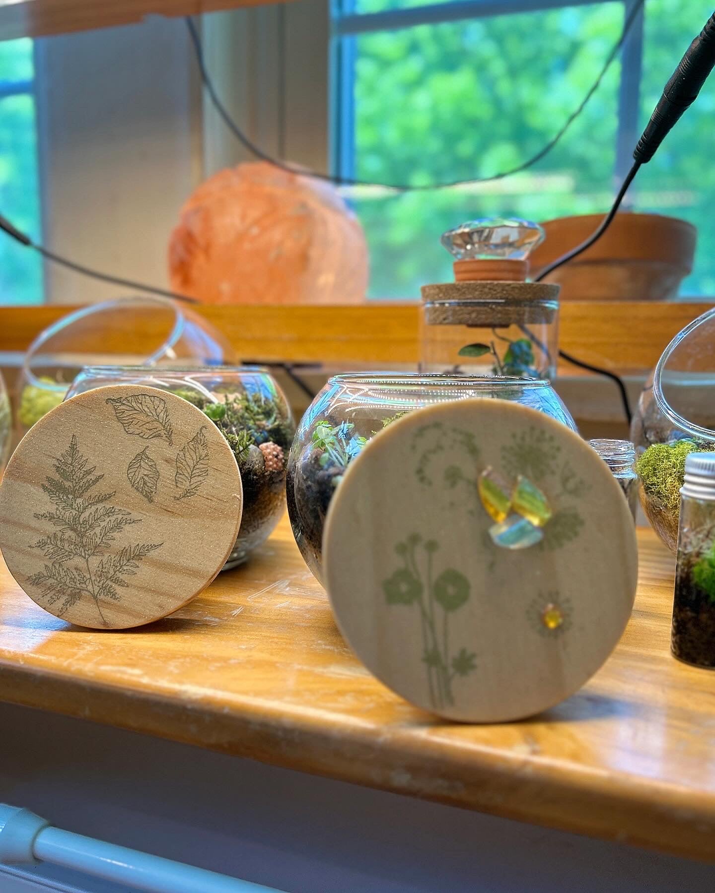 Handmade Closed Sphere Terrarium | Lost Sea Debris | Care Kit Included