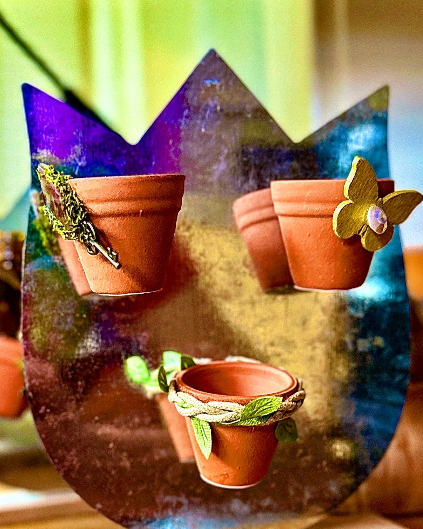 handmade terracotta plant pots Handmade Mini Magnetic Terracotta Pots